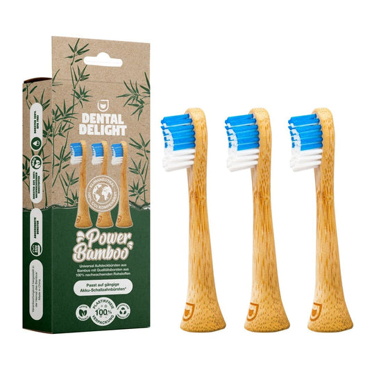 Power Bamboo | 3 x Bambusersatzbürsten