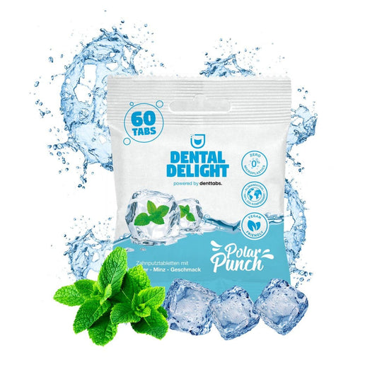 Polar Punch Zahnputztabletten | Mit Gletscher-Minz-Geschmack